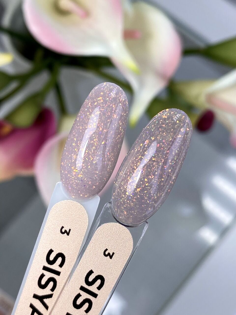 Sisya Color Base №3 – 15ml Camouflage Builder Base Gel with Shimmer | NailProUSA
