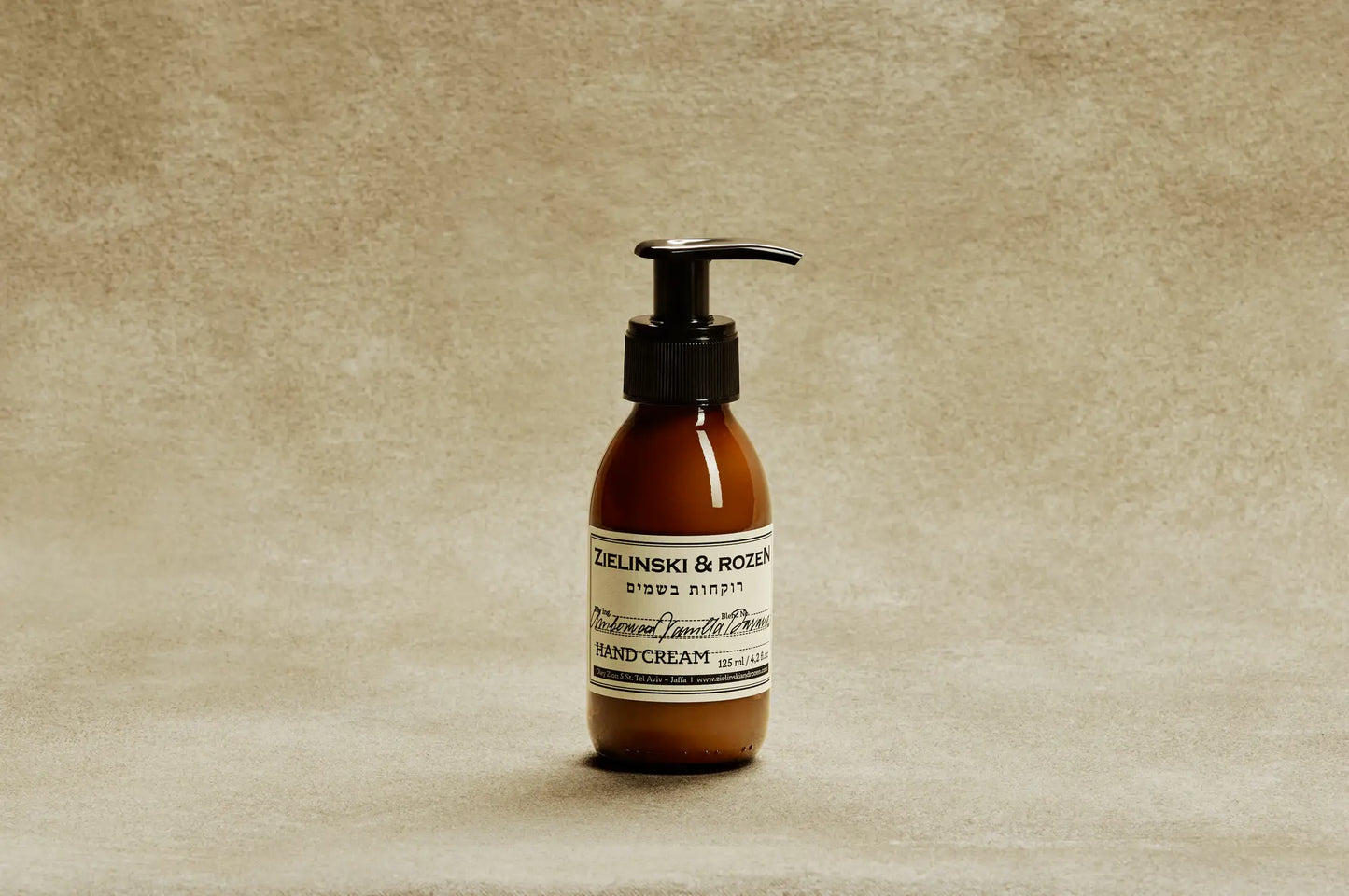 Zielinski & Rozen Hand Cream Amberwood Vanilla Davana – 125ml Moisturizing Hand Cream | NailProUSA
