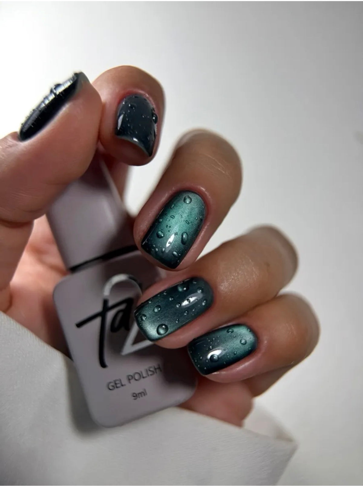 Ta2 Water Drop Top Coat Set – 2-Step 3D Water Droplet Effect, 2 × 9 ml | NailProUSA