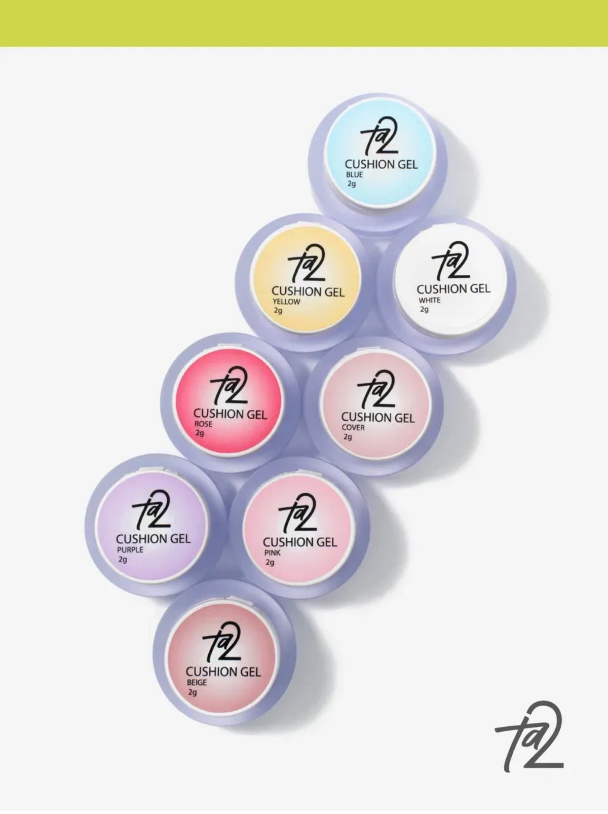 Ta2 CUSHION GEL Yellow – Gradient Gel Paint 2g | NailProUSA