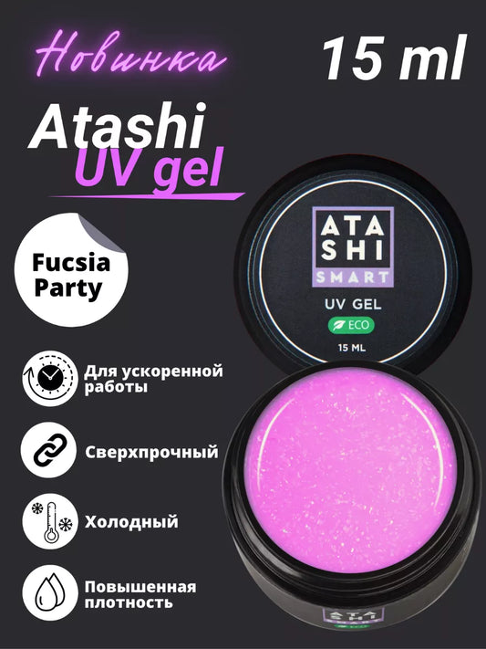 ATASHI Smart UV Gel – 15ml Self-Leveling Builder Gel | NailProUSA