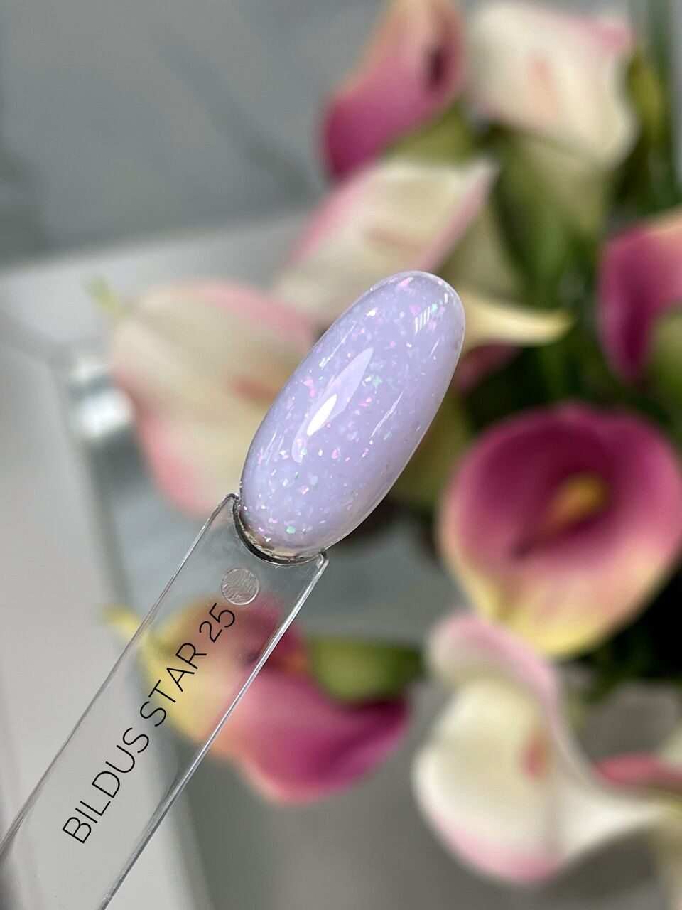 Bildus Star Gel №25 – 15ml Builder Gel with Chameleon Flakes | NailProUSA