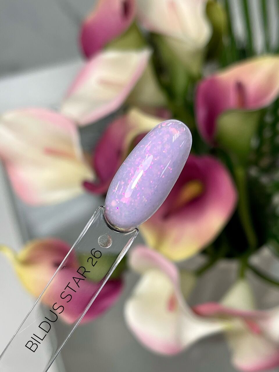 Bildus Star Gel №26 – 15ml Builder Gel with Chameleon Flakes | NailProUSA