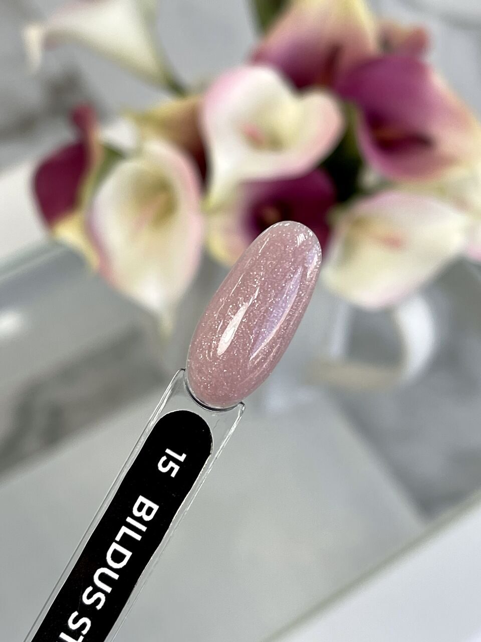 Bildus Star Gel №15 – 15ml Builder Gel with Chameleon Flakes | NailProUSA