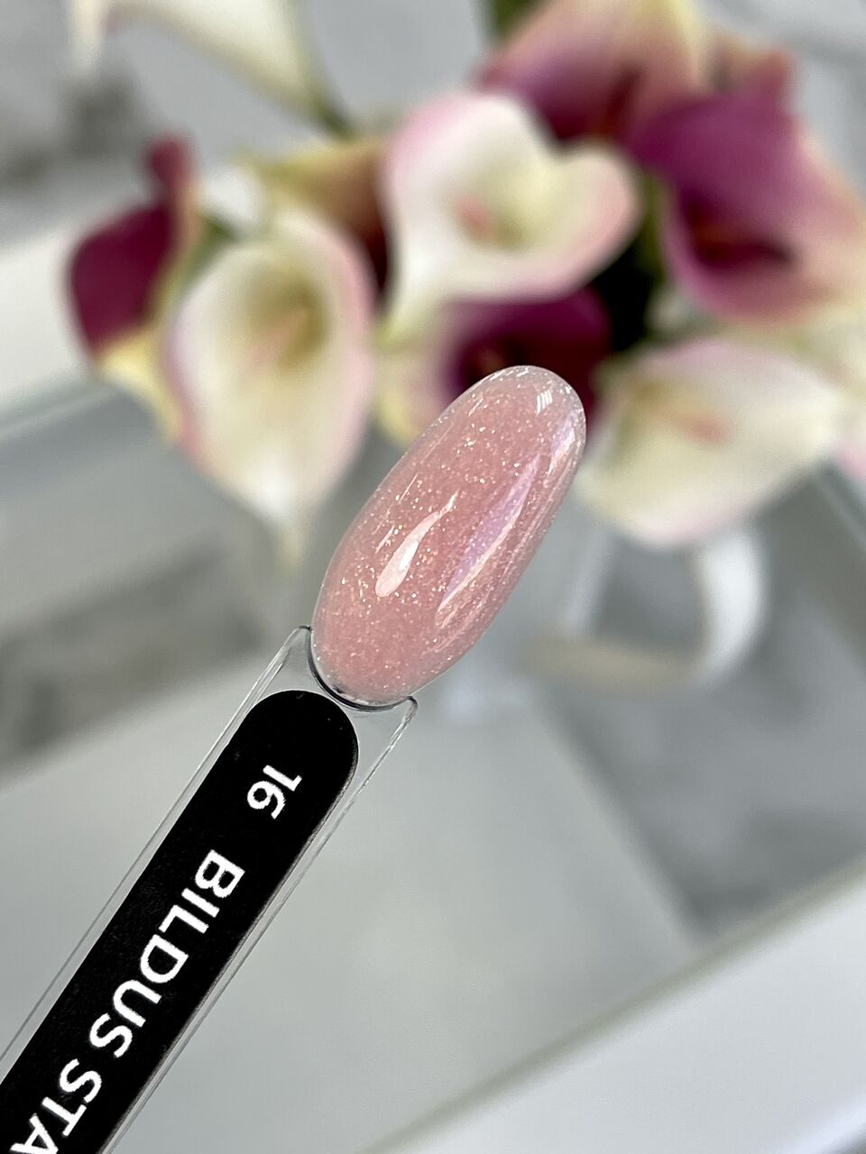 Bildus Star Gel №16 – 15ml Builder Gel with Chameleon Flakes | NailProUSA