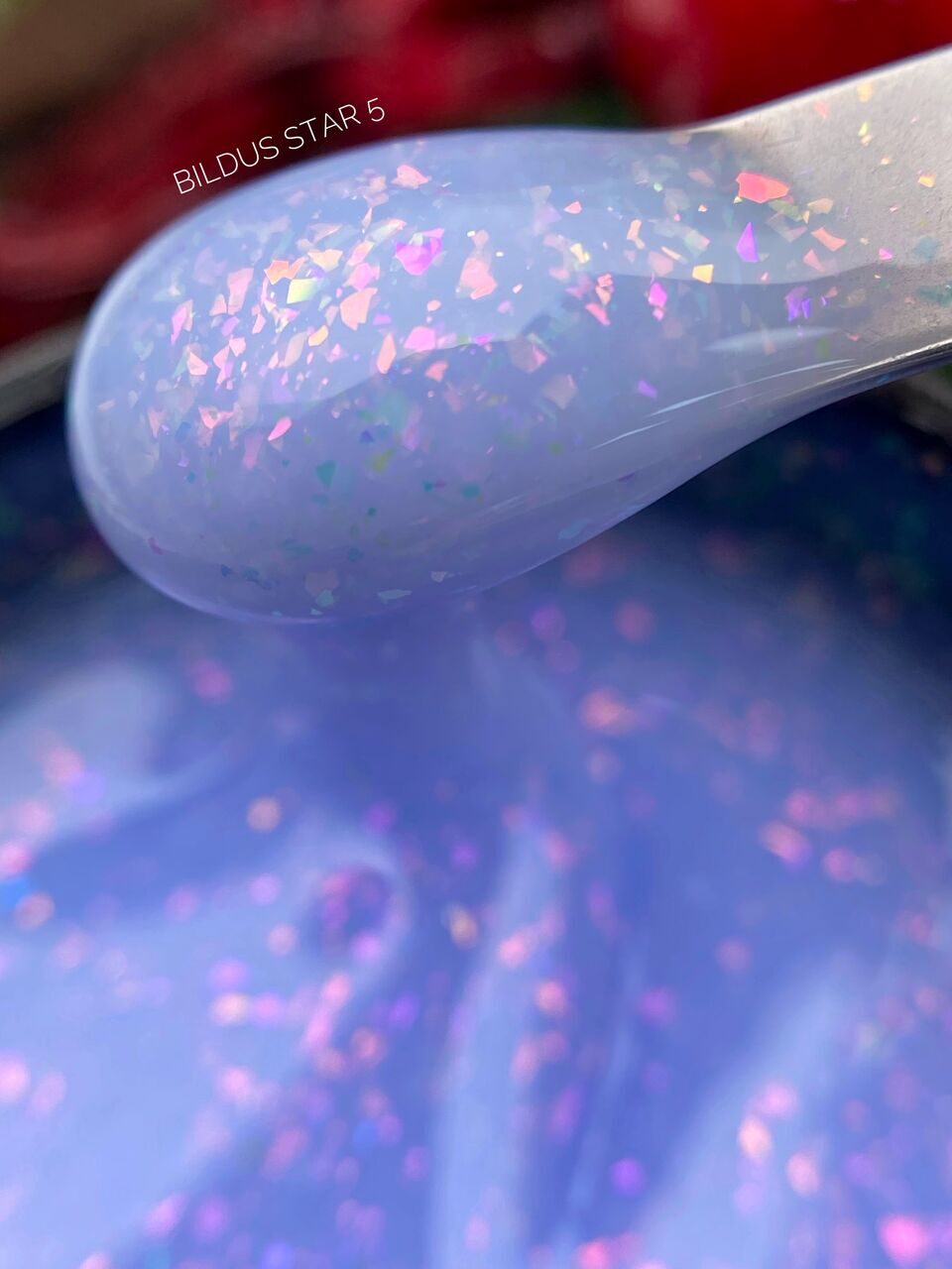 Bildus Star Gel №5 – 15ml Builder Gel with Chameleon Flakes | NailProUSA