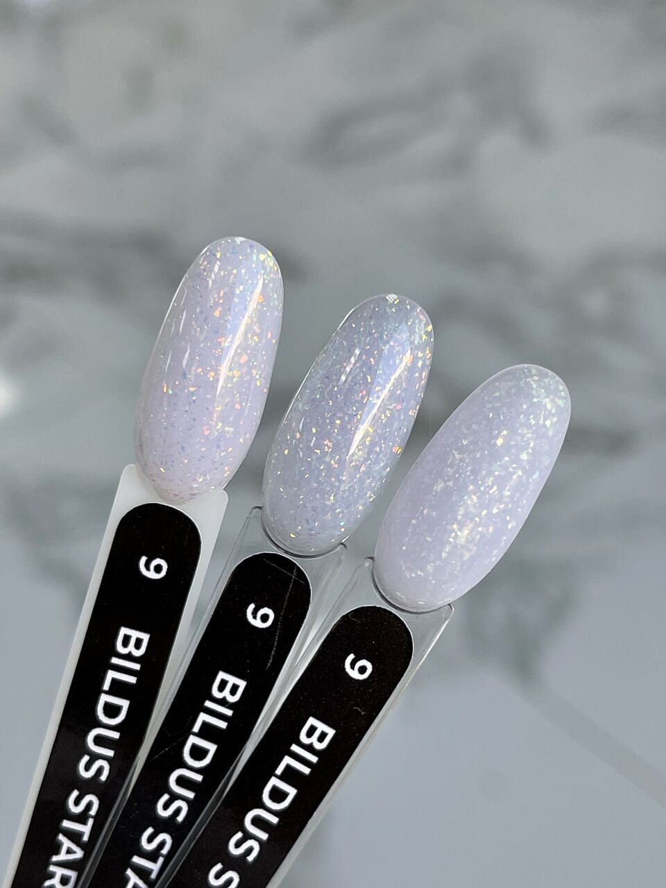 Bildus Star Gel №9 – 15ml Builder Gel with Chameleon Flakes | NailProUSA