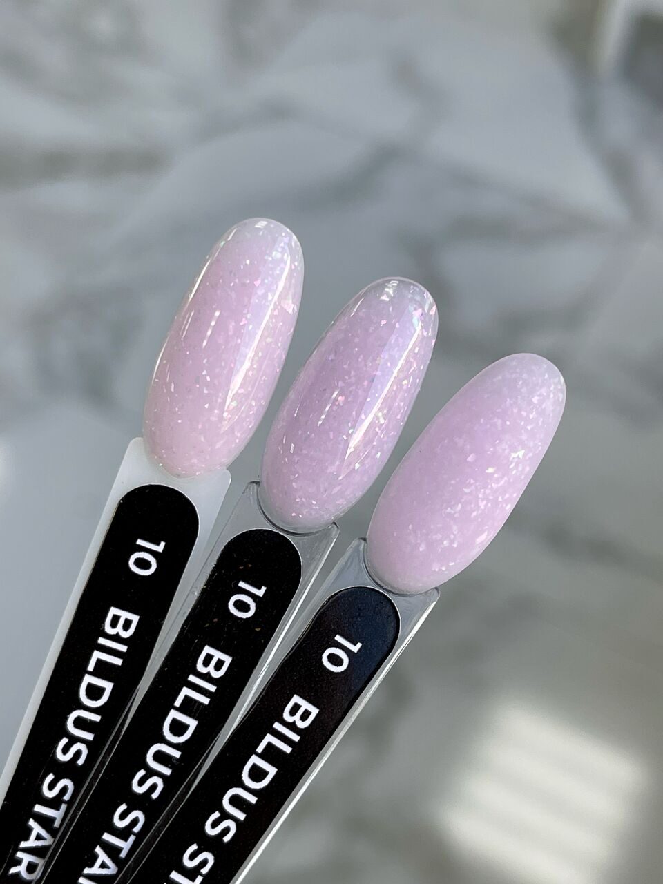 Bildus Star Gel №10 – 15ml Builder Gel with Chameleon Flakes | NailProUSA