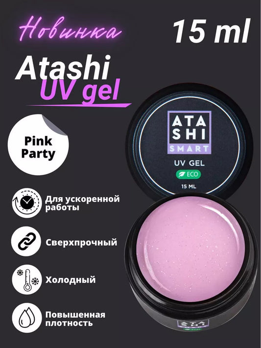 ATASHI Smart UV Gel – 15ml Self-Leveling Builder Gel | NailProUSA